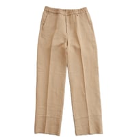EGRETIQUE(イグレティーク)　　　Linen Chambray  Wide Trousers　　Beige