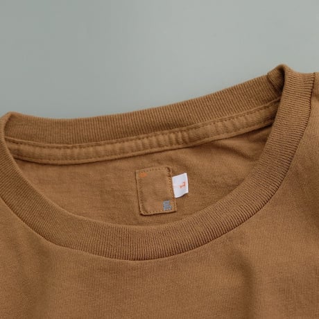 GROWN IN THE SUN(グローンインザサン)　　 S/S Tee　　COFFEE-MILK　　　Brown