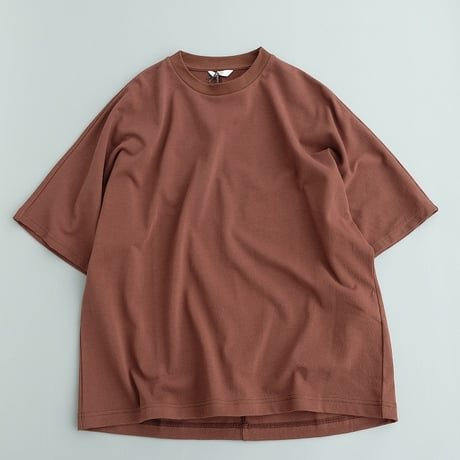 Kontor(コントール)　　   Relaxed-Fit  Extended-Sleeve  Tee　　Brown