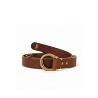 Jacou(ジャコウ)　 shell ring belt  　D.BROWN