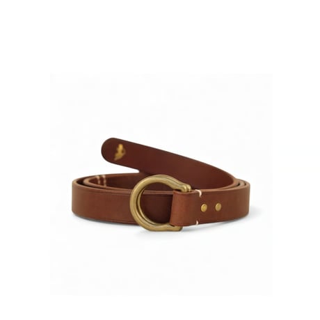 Jacou(ジャコウ)　 shell ring belt  　D.BROWN
