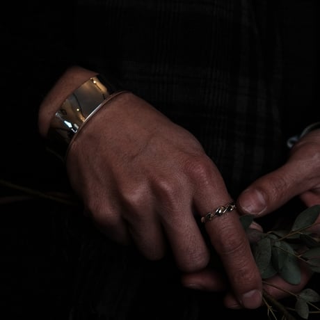 Taxco(タスコ)　　　　Sterling Silver　Bangle  Semi Wide