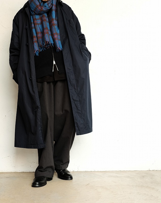 LOCALLY(ローカリー) tartancheck muffler Blue Mix