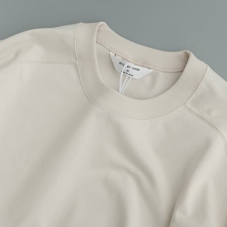STILL BY HAND(スティルバイハンド)　　  Saddle Sleeve　Tee　　CS08252　　　PaleGray