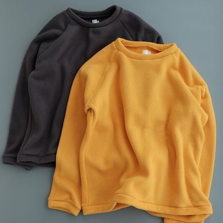 GROWN IN THE SUN(グローンインザサン)　　　　フリース コージークルー　　　CHARCOAL