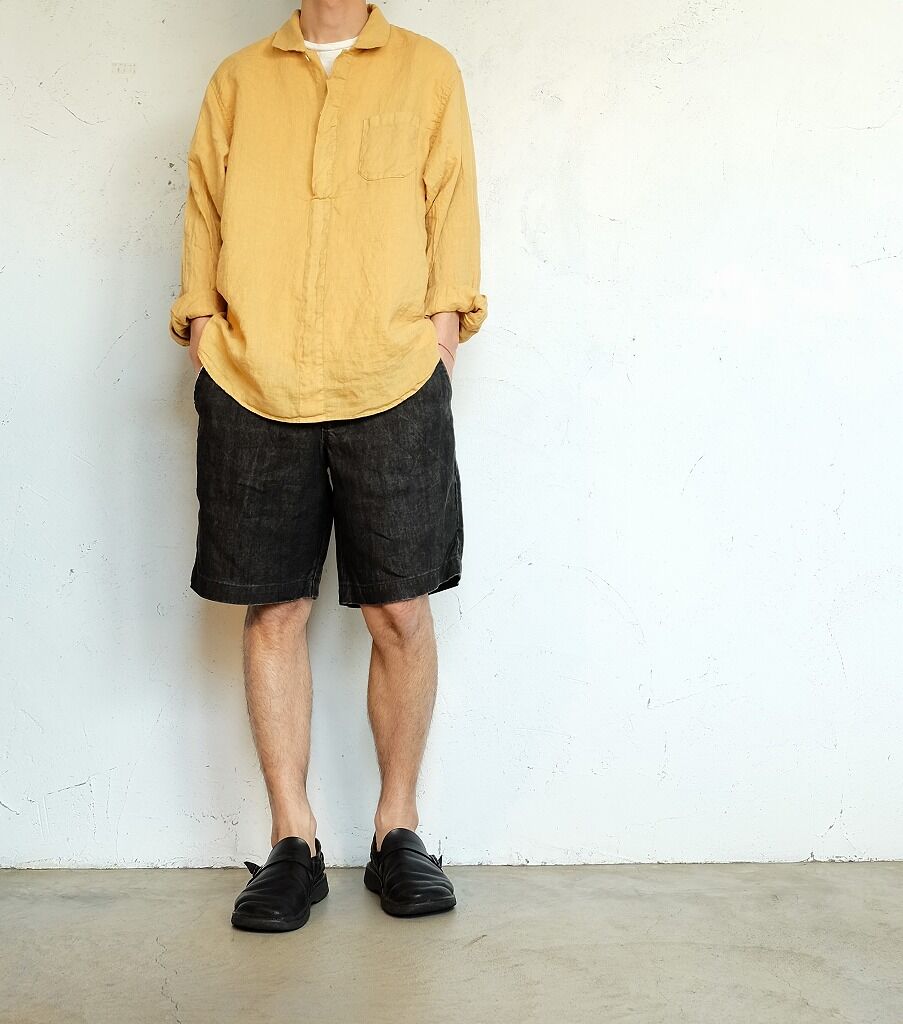セザンヌ オーガニックコットン タック入り ショートパンツ GROWN IN THE SUN(グローンインザサン) NEW CLASSIC SHOR