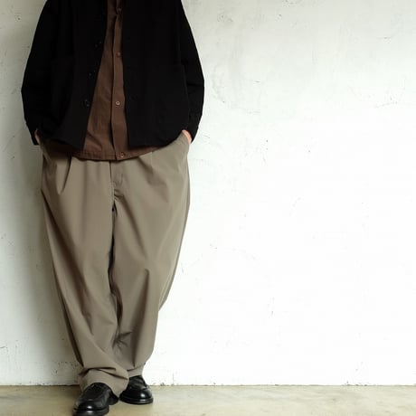 kontor(コントール)　　　  Relaxed-fit  jersey  trousers　　　Ash Gray