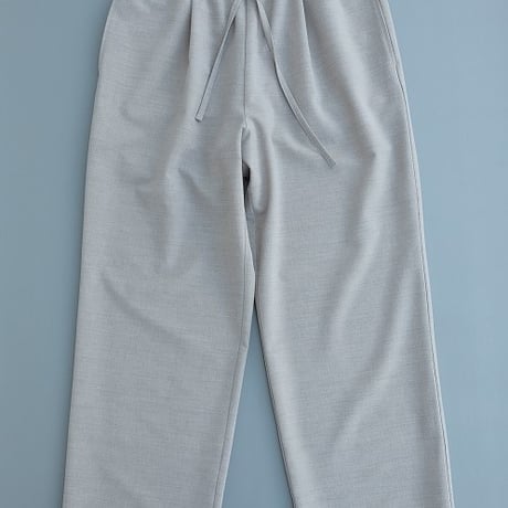 LAMOND(ラモンド)　　  New Semi Wide Shari Pants　　　　Ash Gray