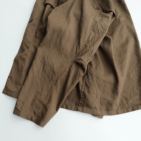 STILL BY HAND(スティルバイハンド )　　　 製品染め シャツジャケット　BL01241　　　　DarkOlive