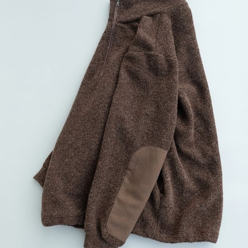 A VONTADE(アボンタージ) Wool Pile Half Zip Jacket