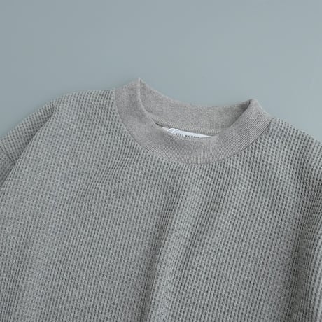 STILL BY HAND(スティルバイハンド)　　  Thermal L/S Tee　　CS01254　　　　Heather Gray