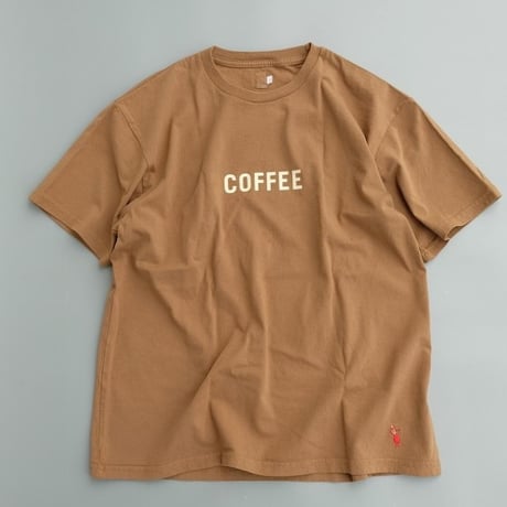 GROWN IN THE SUN(グローンインザサン)　　 S/S Tee　　COFFEE-MILK　　　Brown