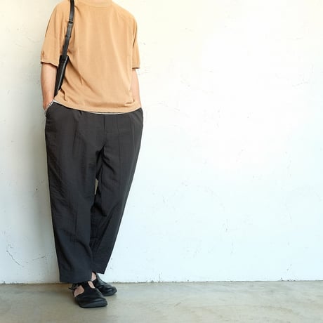 STILL BY HAND(スティルバイハンド)　　  Half Sleeve Summer Knit　　NO02262　　　　Pale Orange