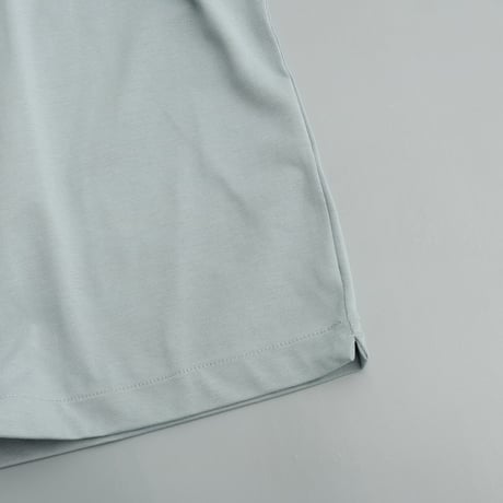 STILL BY HAND(スティルバイハンド)　　  Saddle Sleeve　Tee　　CS08252　　　PaleBlue