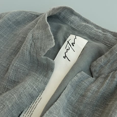 quitan(キタン)　　　　 BUTTONLESS  WEIRED JACKET