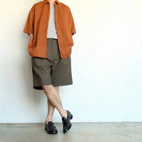 STILL BY HAND(スティルバイハンド)　　Wool Short Pants ‐super120’s‐　　PT10262　　　Olive