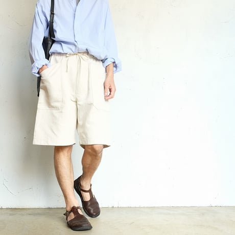 *A VONTADE(アボンタージ)　　 Mil. Easy Shorts　　Ivory