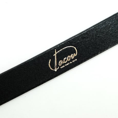 Jacou(ジャコウ)　 shell ring belt  　Black