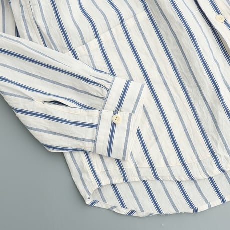 *A VONTADE(アボンタージ)　　　 Gardener Apron Shirts  LS　　　　Natural Multi Stripe