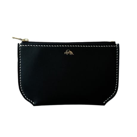 Jacou(ジャコウ)　 JW007 　pouch wallet M　　Black