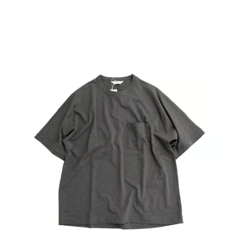 STILL BY HAND(スティルバイハンド)　　Dolman Sleeve Pocket Tee　　CS07262　　　Charcoal