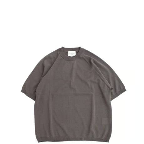 STILL BY HAND(スティルバイハンド)　　  Half Sleeve Summer Knit　　NO02262　　　　BlueGray