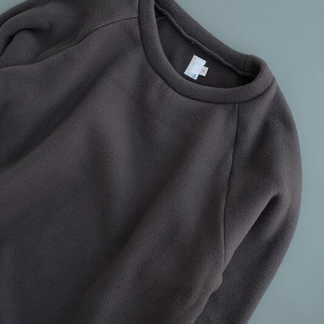 GROWN IN THE SUN(グローンインザサン)　　　　フリース コージークルー　　　CHARCOAL