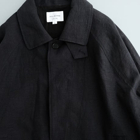 STILL BY HAND(スティルバイハンド)　　　  Stand Fall Collar Half Coat　　CO01251