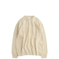 STILL BY HAND(スティルバイハンド)　　  10G cotton sweater　　　KN04261　　　Natural