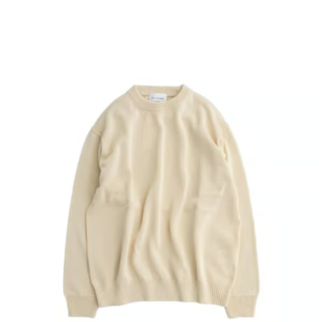 STILL BY HAND(スティルバイハンド)　　  10G cotton sweater　　　KN04261　　　Natural