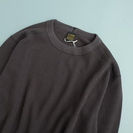 *A VONTADE(アボンタージ)    Big Waffle Crew Top　　　Charcoal