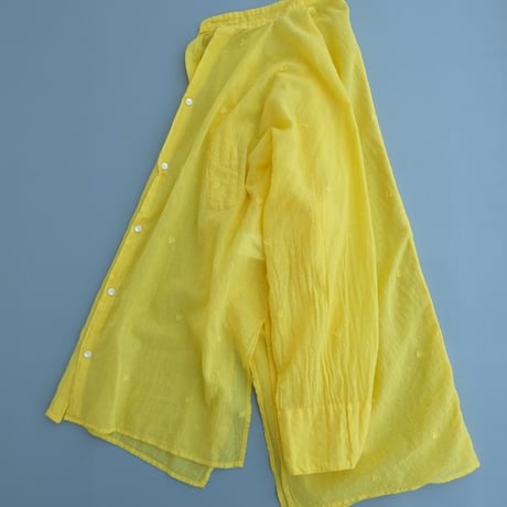 quitan(キタン)  　Kaftan Shirt　　Lemon