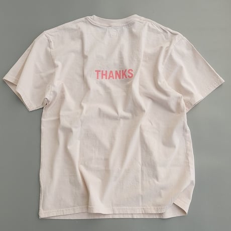 GROWN IN THE SUN(グローンインザサン)　　 S/S Tee　　　SPECIAL‐THANKS　　O.White