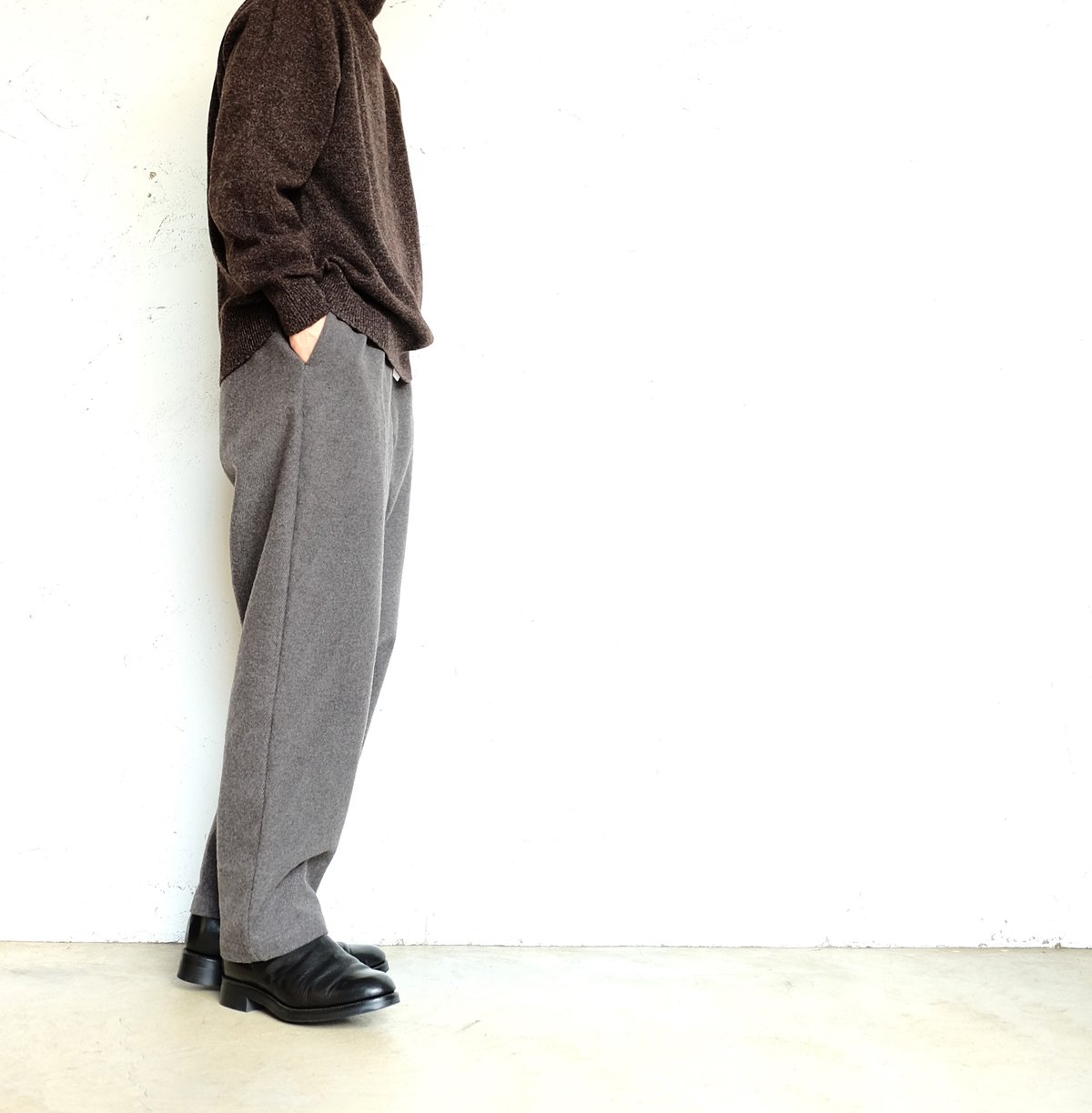【新品】STILL BY HAND テーパード イージー トラウザーズ パンツ STILL BY HAND スティルバイハンド】WASHER NYLON MIDDLE WIDE