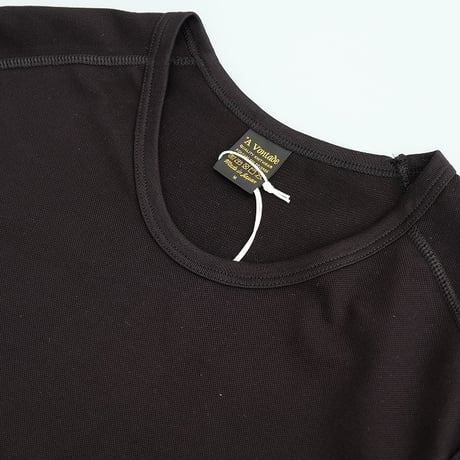 *A VONTADE(アボンタージ)　　Pique No Sleeve　　Black