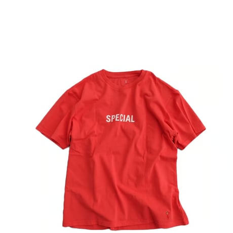 GROWN IN THE SUN(グローンインザサン)　　 S/S Tee　　　SPECIAL‐THANKS　　Red