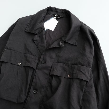 STILL BY HAND(スティルバイハンド )　　　 製品染め シャツジャケット　BL01241　　　　BlackNavy