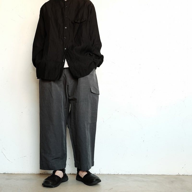 【本日限定価格】Masnou designマスノウデザイン シャツ Masnou design(マスノウデザイン) 202 Band Collar Shirt