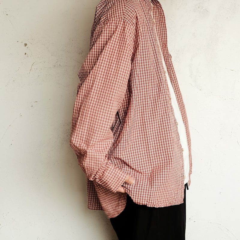 Masnou design(マスノウデザイン) 202 Band Collar Shir