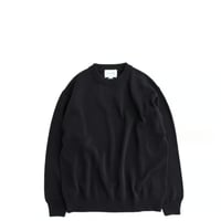 STILL BY HAND(スティルバイハンド)　　  10G cotton sweater　　　KN04261　　　   DarkCharcoal