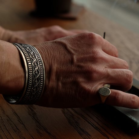 Leonard Maloney　　　  Stamp Work　Bangle