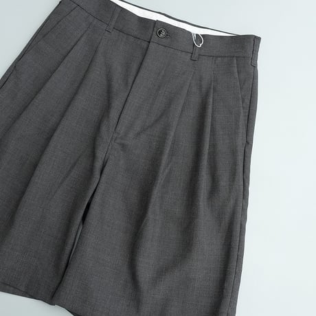 STILL BY HAND(スティルバイハンド)　　Wool Short Pants ‐super120’s‐　　PT10262　　　Charcoal