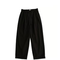 kontor(コントール)　　　  Relaxed-fit  jersey  trousers　　　Black