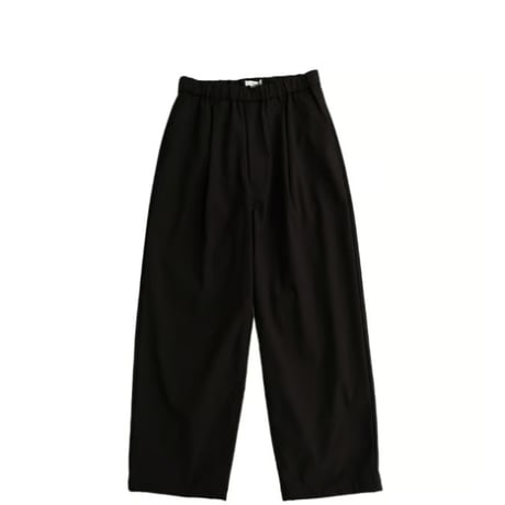 kontor(コントール)　　　  Relaxed-fit  jersey  trousers　　　Black