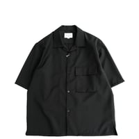 STILL BY HAND(スティルバイハンド)　　　　Open Collar　Shirt　　　　SH01242　　　　Black