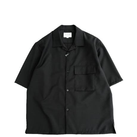 STILL BY HAND(スティルバイハンド)　　　　Open Collar　Shirt　　　　SH01242　　　　Black