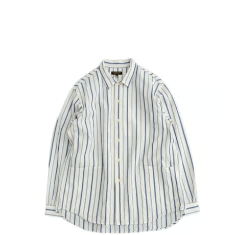 *A VONTADE(アボンタージ)　　　 Gardener Apron Shirts  LS　　　　Natural Multi Stripe