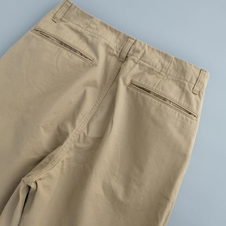 STILL BY HAND(スティルバイハンド)　　　  Selvedge 1 pleat pants     PT02261