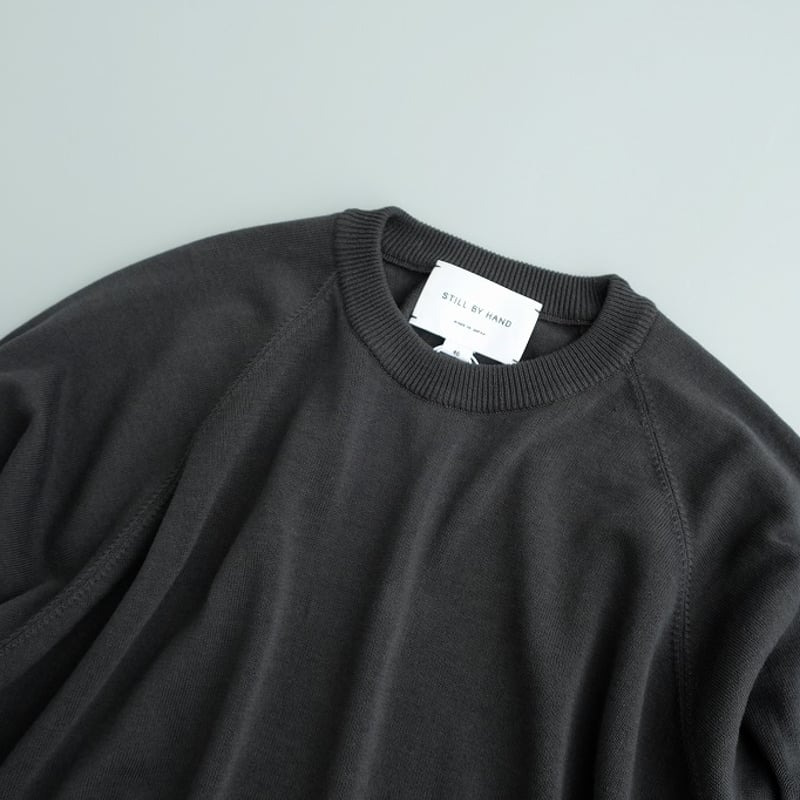 トップス 25AW STILL BY HAND Cotton Silk Knit 25AW STILL BY HAND Cotton Silk Knit STILL BY HAND(スティルバイ