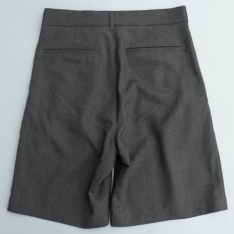 STILL BY HAND(スティルバイハンド)　　Wool Short Pants ‐super120’s‐　　PT10262　　　Charcoal